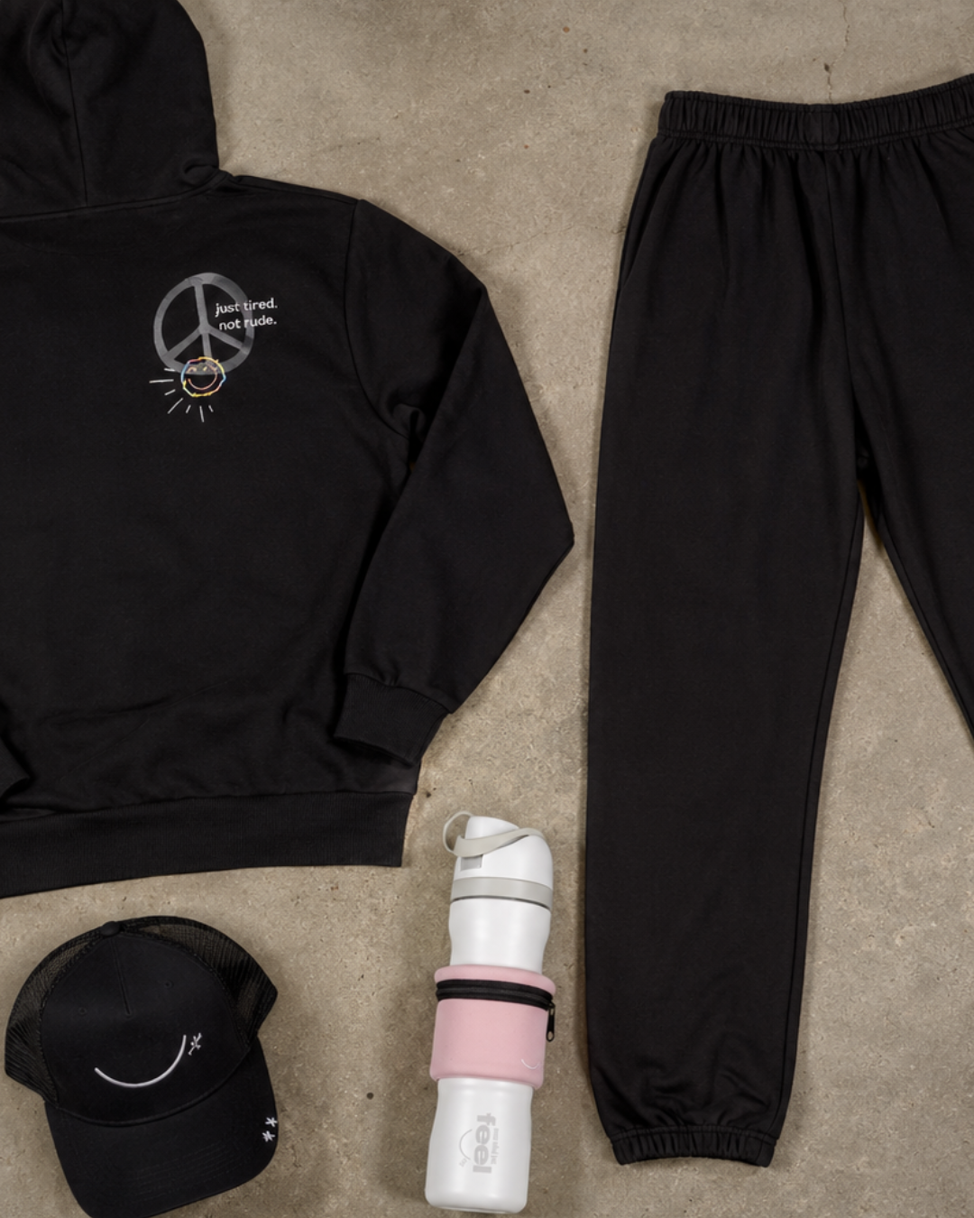 CARRY WHAT YOU NEED WATER BOTTLE & HUGGY