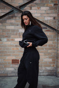 THE COMFORT CORE - TRACK PANTS - BLACK