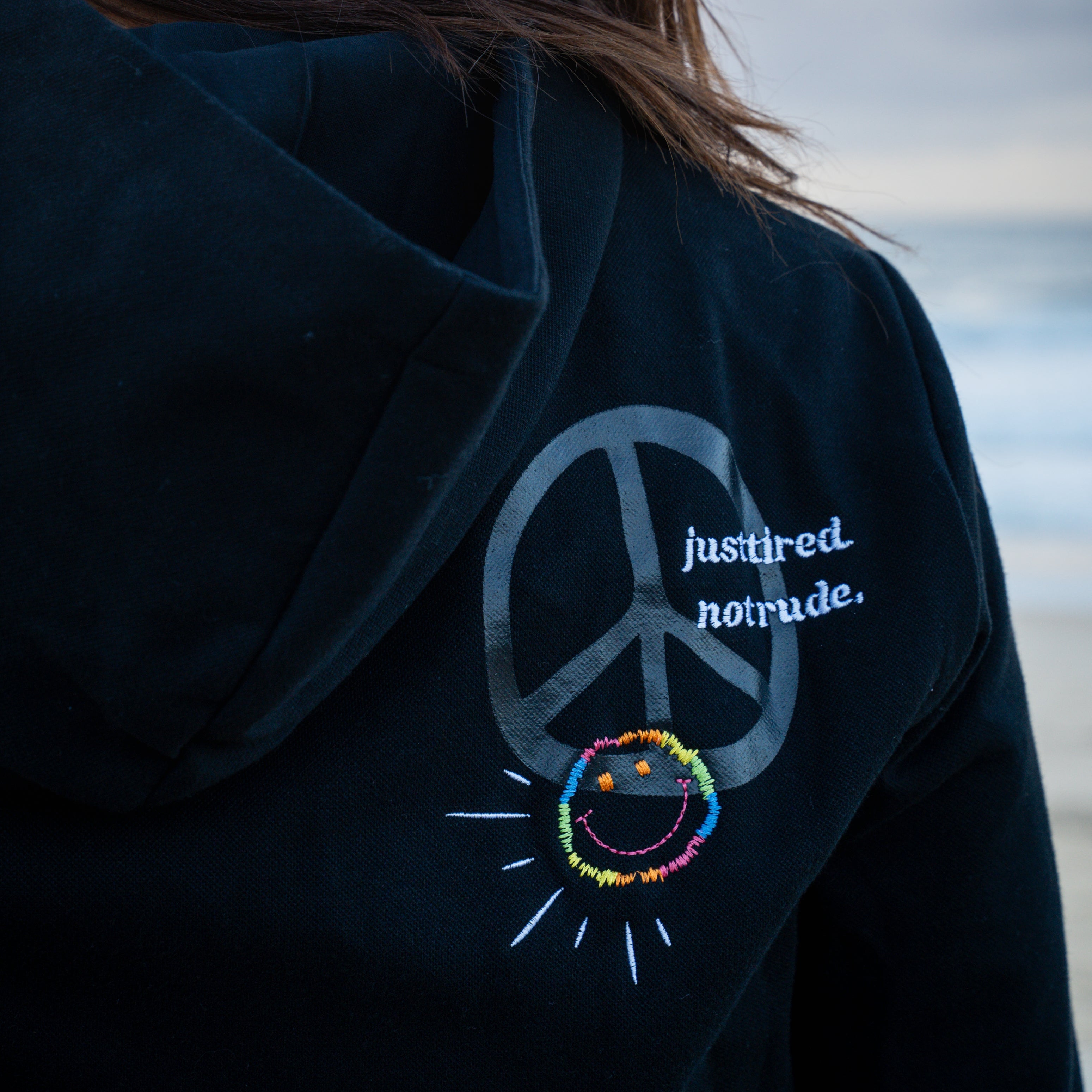 JUST TIRED NOT RUDE - HOODIE