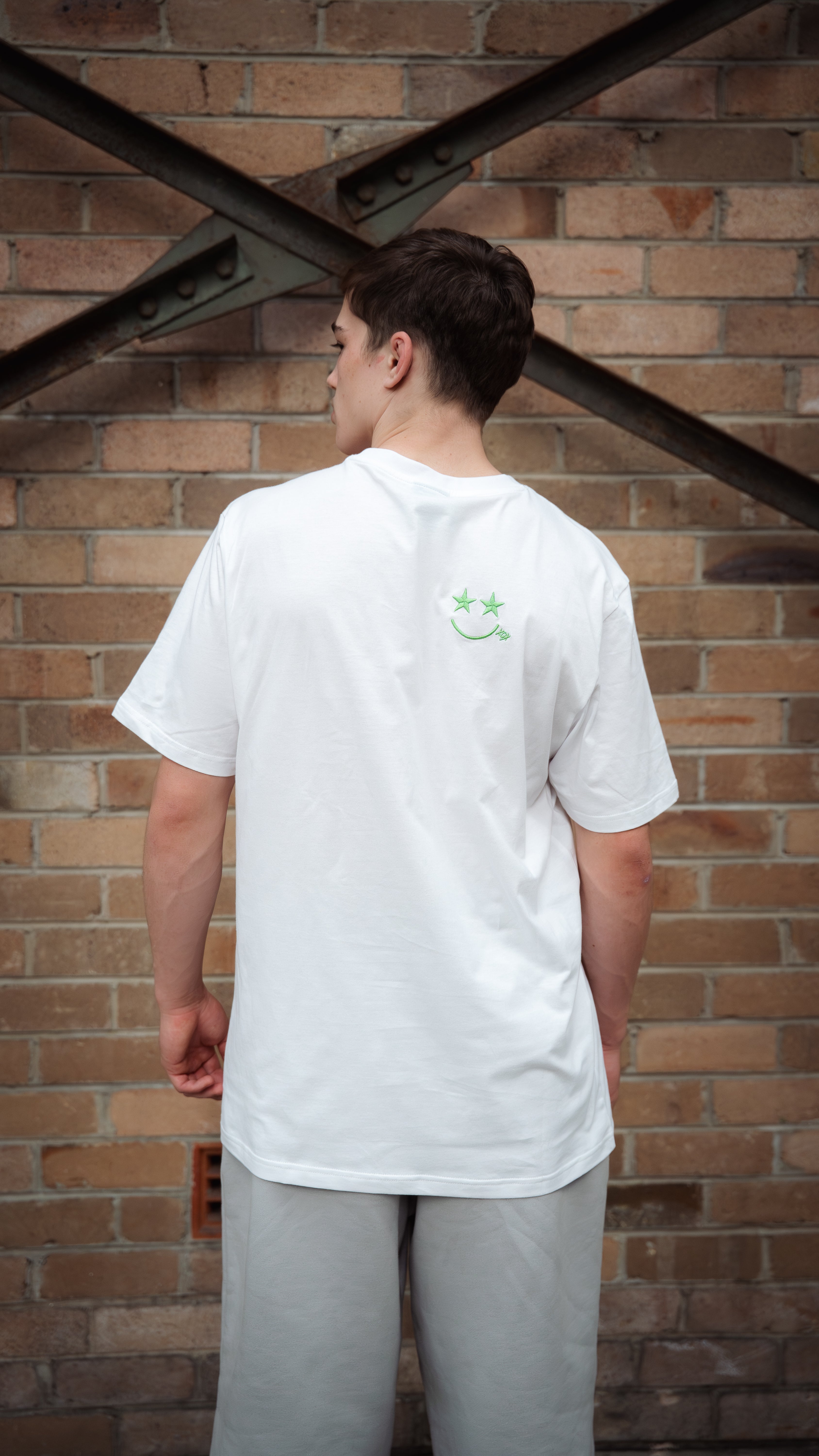 A LITTLE HAPPY - TEE - GREEN