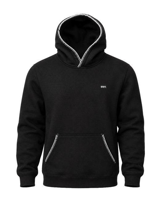 THE COMFORT CORE - HOODIE - BLACK