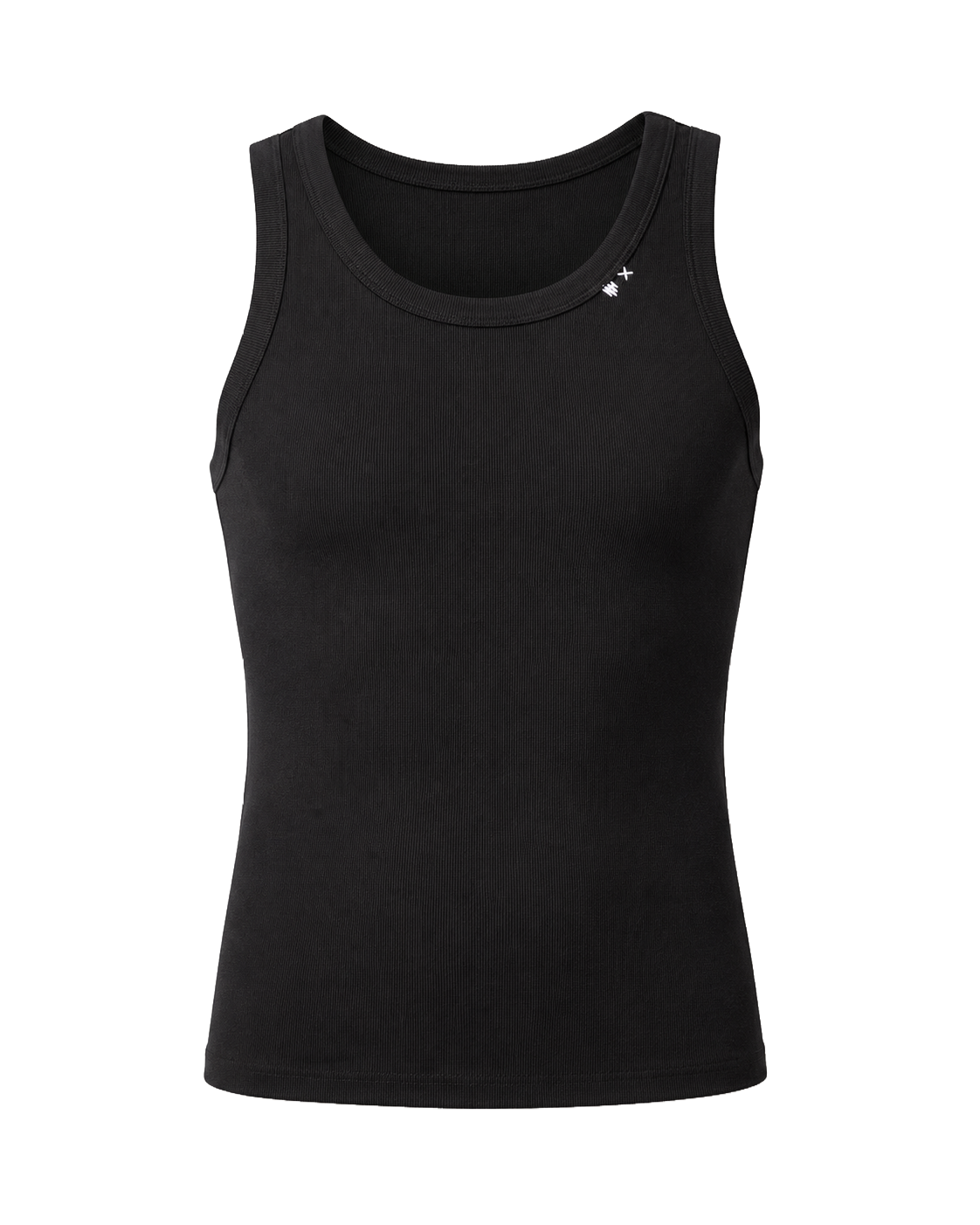 JUST TIRED NOT RUDE - SINGLET - BLACK