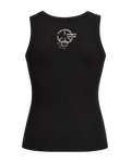 JUST TIRED NOT RUDE - SINGLET - BLACK